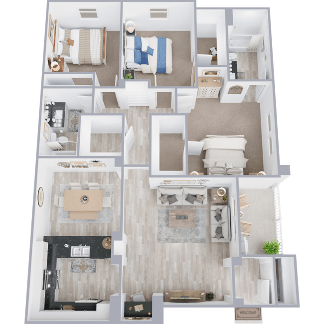 C2R - Del Mar - Renovated K12 floor plan
